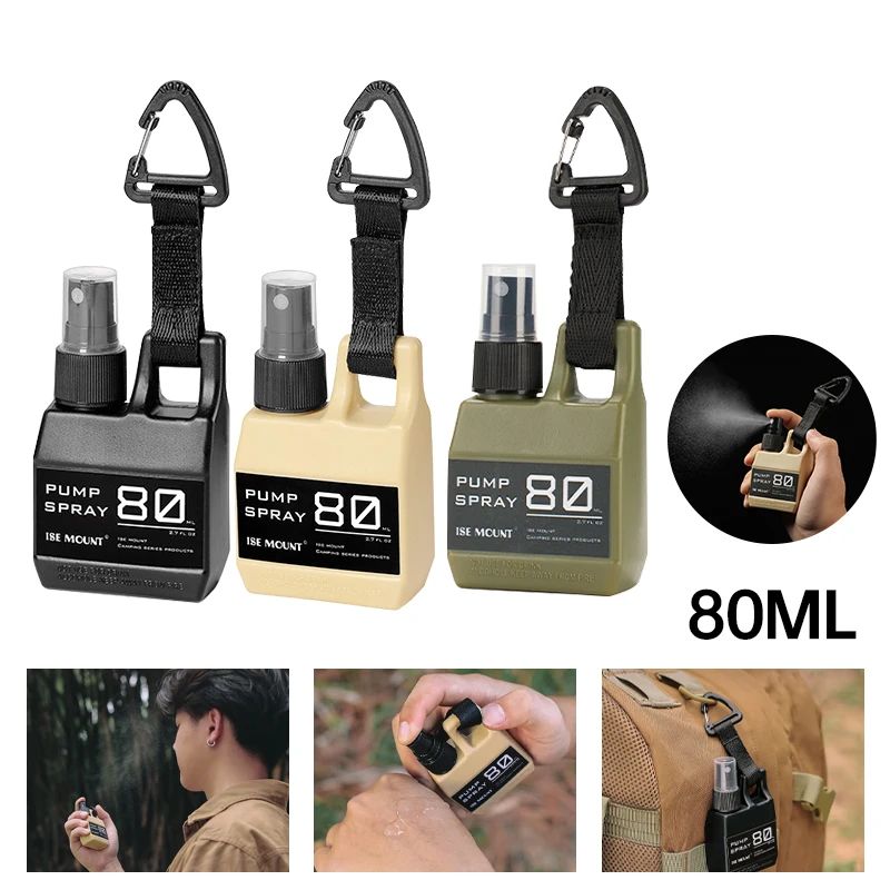 Perfume Quotes - 80 ml Zerstäuberflasche, tragbare Pumpsprühflasche mit