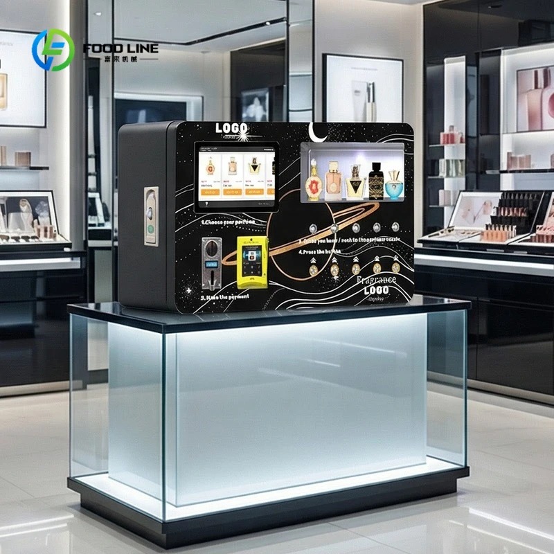 Perfume Fragrance Suppliers - FL China Lieferant Maßgefertigter Outdoor-Smart-Duftflaschen-Sprühnebel-Parfüm-Verkaufsautomat SDK