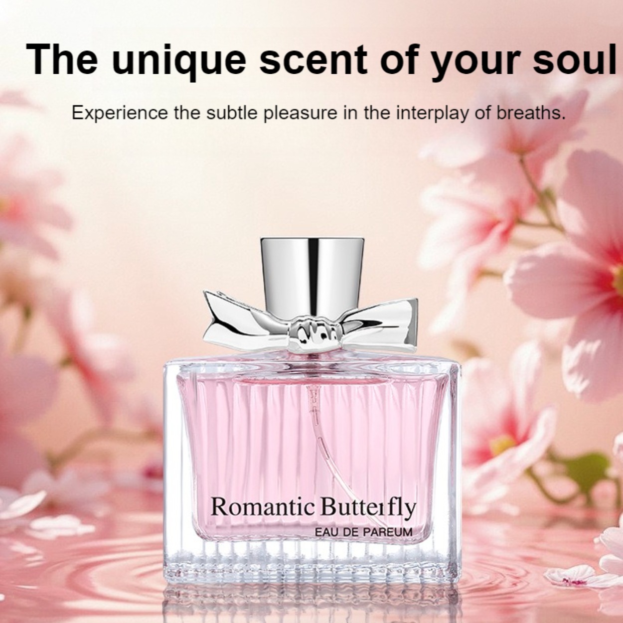 Perfume Fragrance Notes - Einzigartiges florales Haute-Couture-Parfüm: Blumig-fruchtiger Duft, flaschenförmig,