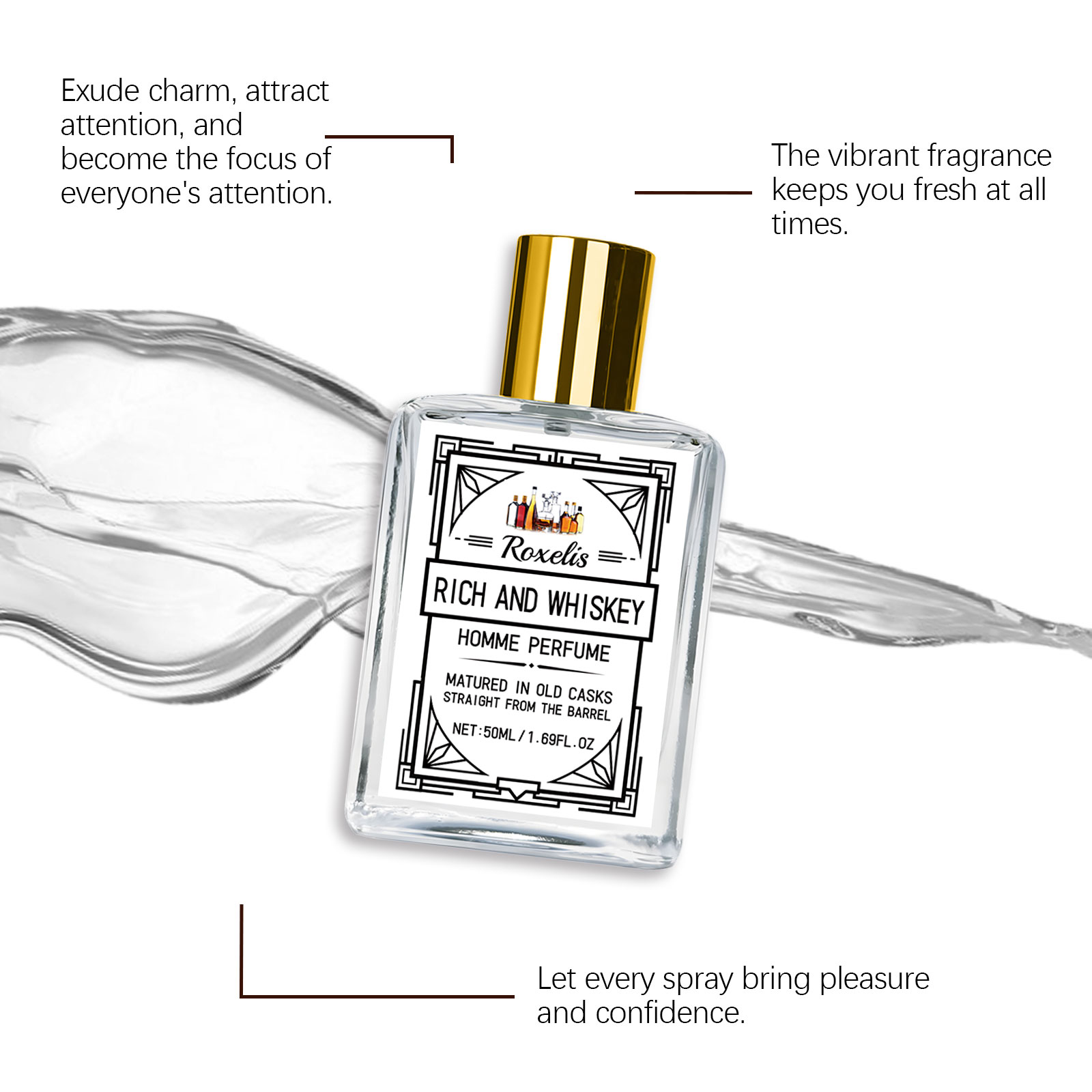 Roxelis 50ml Charm Whisky Herr – Perfume For Fragrance Bewertung und Preis